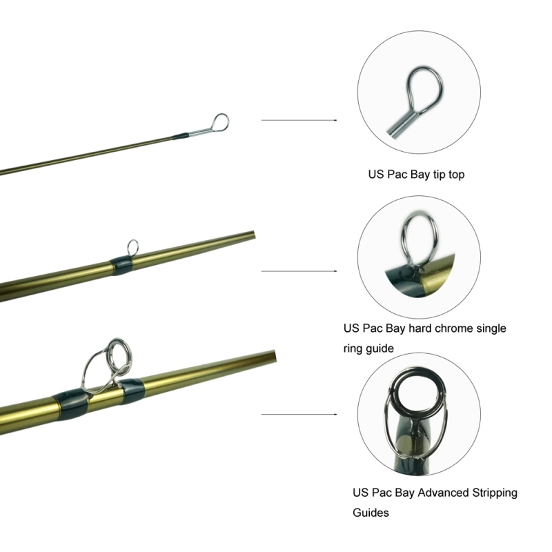 Aventik Whisperer Fly Fishing Rod 4 Pieces, 6FT 0/1/2/3wt, 7FT 3/4wt, 24T