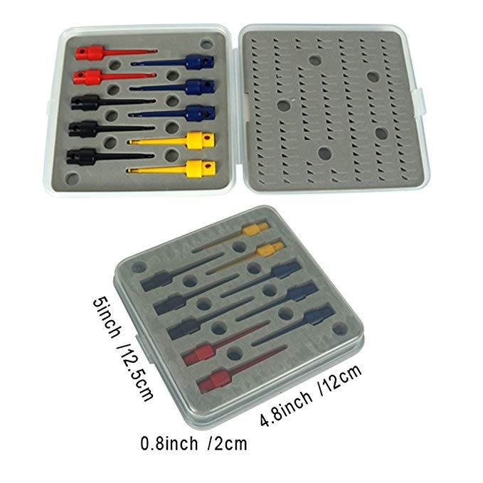 Riverruns Fly Hook Hackle Pliers, Flies Lures or Hooks Display, Hackle Wrapping with Special Designed Display Box Pack