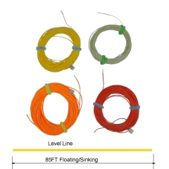 Aventik Floating/Sinking Shooting Line Running Line Level Line Fly Fishing Line 100ft with Front Loop 15LB/20LB/30LB