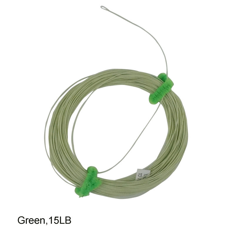 Aventik Floating/Sinking Shooting Line Running Line Level Line Fly Fishing Line 100ft with Front Loop 15LB/20LB/30LB