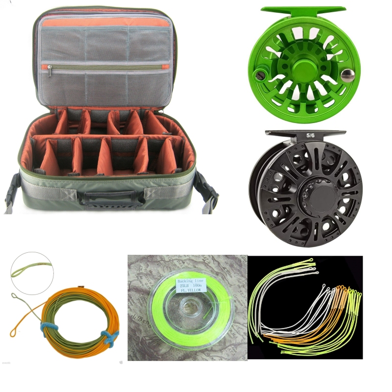Special Sale Aventik Fly Fishing Reel Case with Fly Line and Reel combo