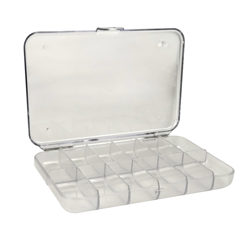 Aventik Polycarbonate Hook Box Fly Fishing Tackle Box Different Multi-Compartment Options7.52X5.24X1.08inch