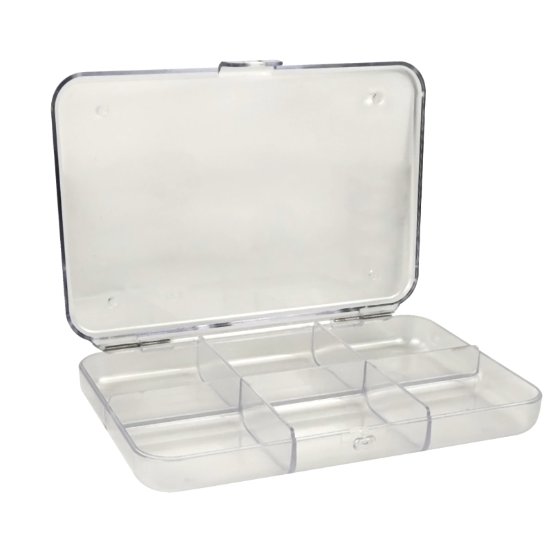 Aventik Polycarbonate Hook Box Fly Fishing Tackle Box Different Multi-Compartment Options7.52X5.24X1.08inch