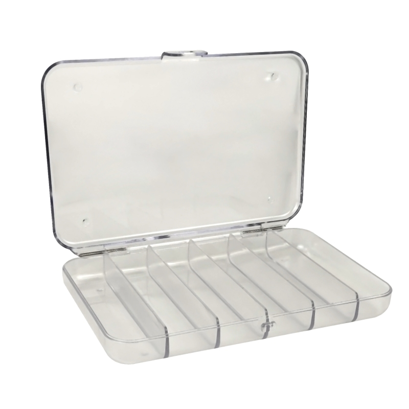 Aventik Polycarbonate Hook Box Fly Fishing Tackle Box Different Multi-Compartment Options7.52X5.24X1.08inch