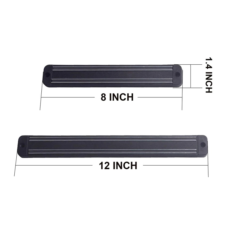 EDSRDUX Powerful Magnetic Tools Knife Strips 8 Inch 2 Pack, Rust Free Multipurpose Magnetic Knife Rack Use for Kitchen Garage Workshop
