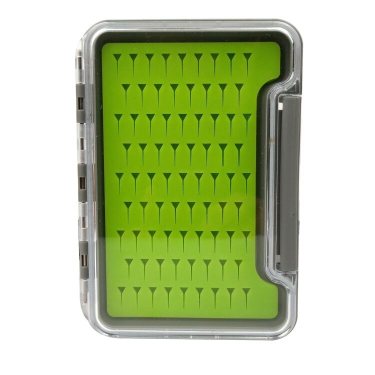 Aventik Fly Fishing Box Silicone Super Slim Fishing Tackle Flies Boxes Waterproof Storage Boxes Best Pocket Size