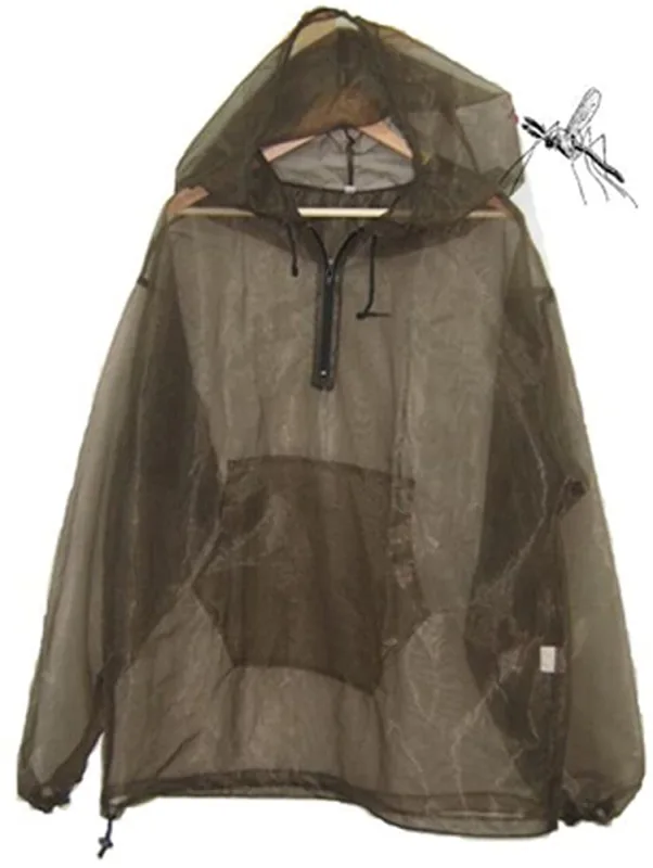 Aventik Mosquito Jacket No-See-Um Mesh, Super Light, One Size for All, Full Face Hood, Keep Safe Cool, UV Protection