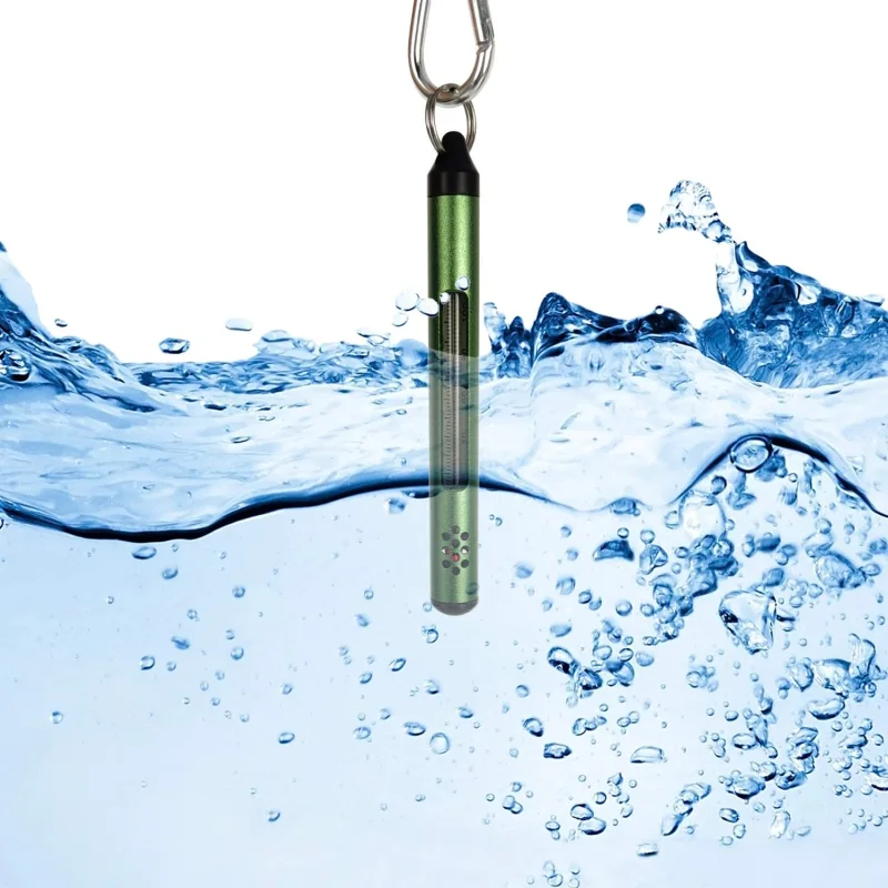 Aventik Fly Fishing Water Thermometer 20-120 Fahrenheit/Celsius Easy to Rotate Lake Thermometer Anglers Vest Pack Tool Gear Accessories Fly Fishing Carp Fishing Bass Fishing Sea Fishing