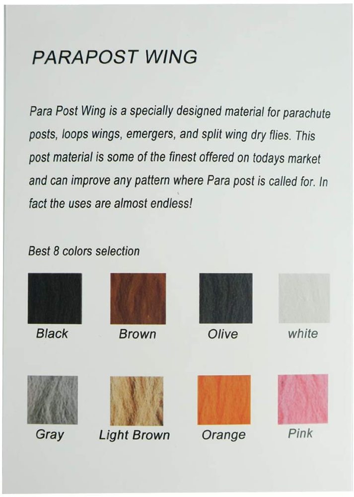 Riverruns 8 Colors Fly Tying para Post Wings Dry Fly Parachute Wings Fiber Polypropylene Floating Yarn Fly Tying Material Flies Proudly from Europe
