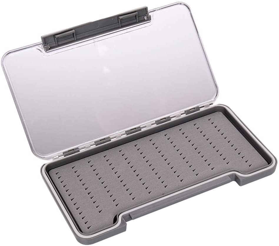 Aventik Waterproof Fly Fishing Boxes Easy Grip Foams Multi Magnetic Compartments Tackle Box 7.36\\\"X4.02\\\"X0.63\\\"