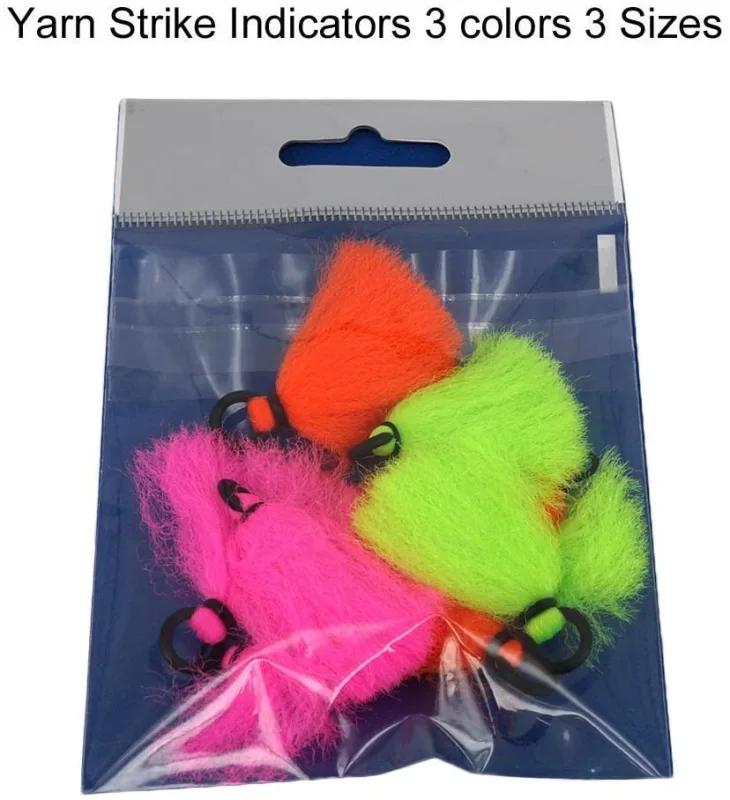Riverrruns Yarn, Foam Indicator Hand Tied Floating Fly Fishing Nymphs &amp; Dry Fly Fly Fishing Foam Nymph&amp; Dry Fly