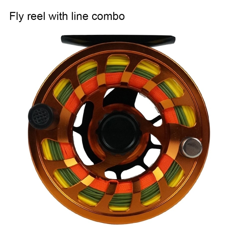 Aventik Double Color Switch Fly Fishing Reel With Backing Switch Line Tippet Combo Fishing Switch Reel Combo Left Right Handle