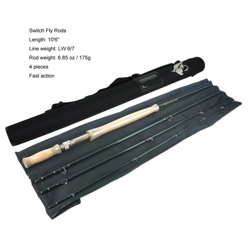 Aventik IM12 6/7wt 10ft 6in 4SEC Fast Action Switch Fly Fishing Rod