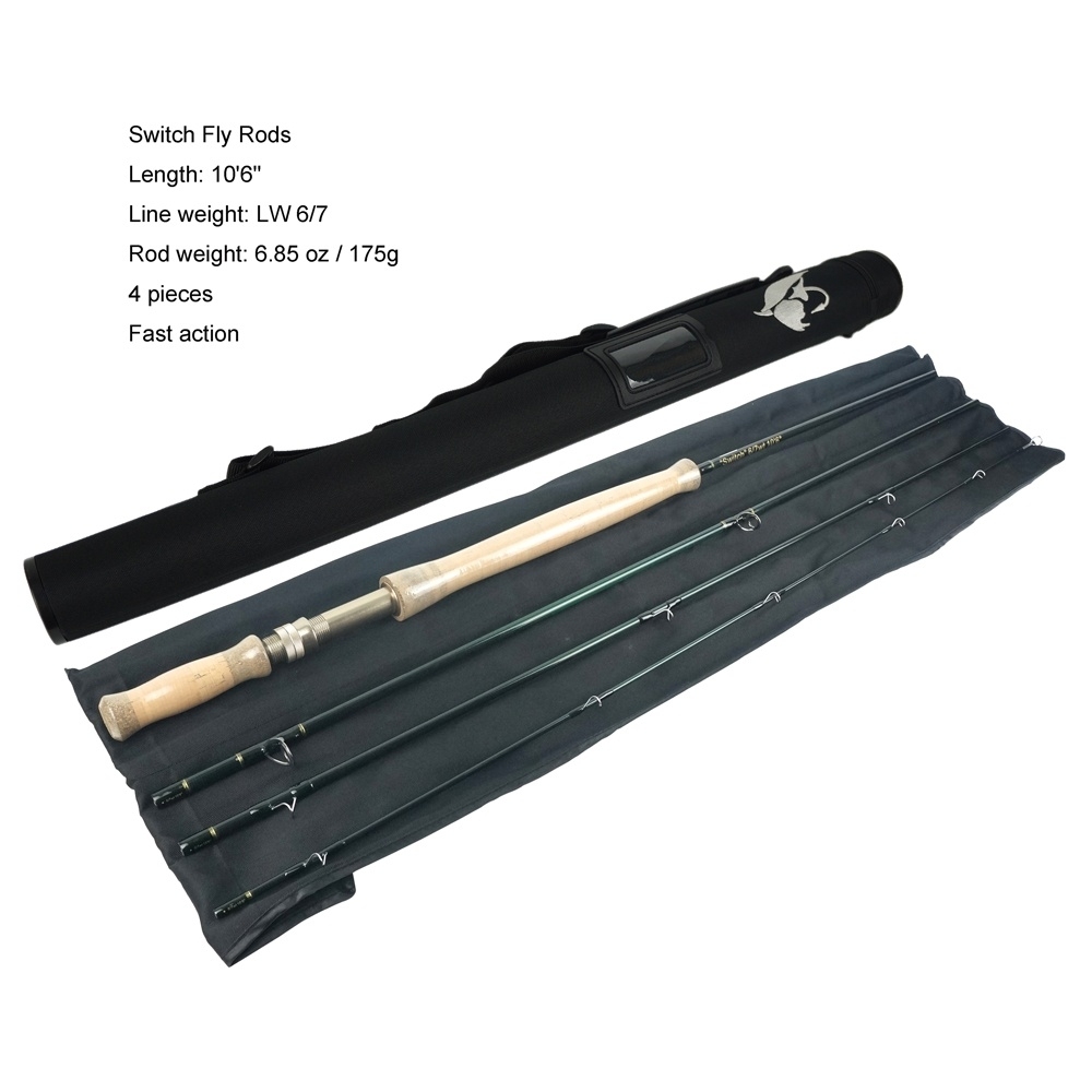 Aventik IM12 6/7wt 10ft 6in 4SEC Fast Action Switch Fly Fishing Rod