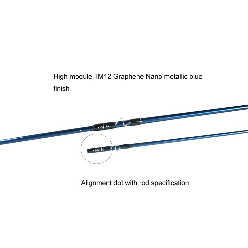 Aventik IM12 Nano 9FT LW7/8/9/10/11/12/14 Light Weight Saltwater Fly Fishing Rods