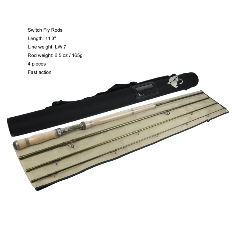 Aventik 11'3'' LW7 4sec Double Hand Switch Rods Fly Fishing Rods