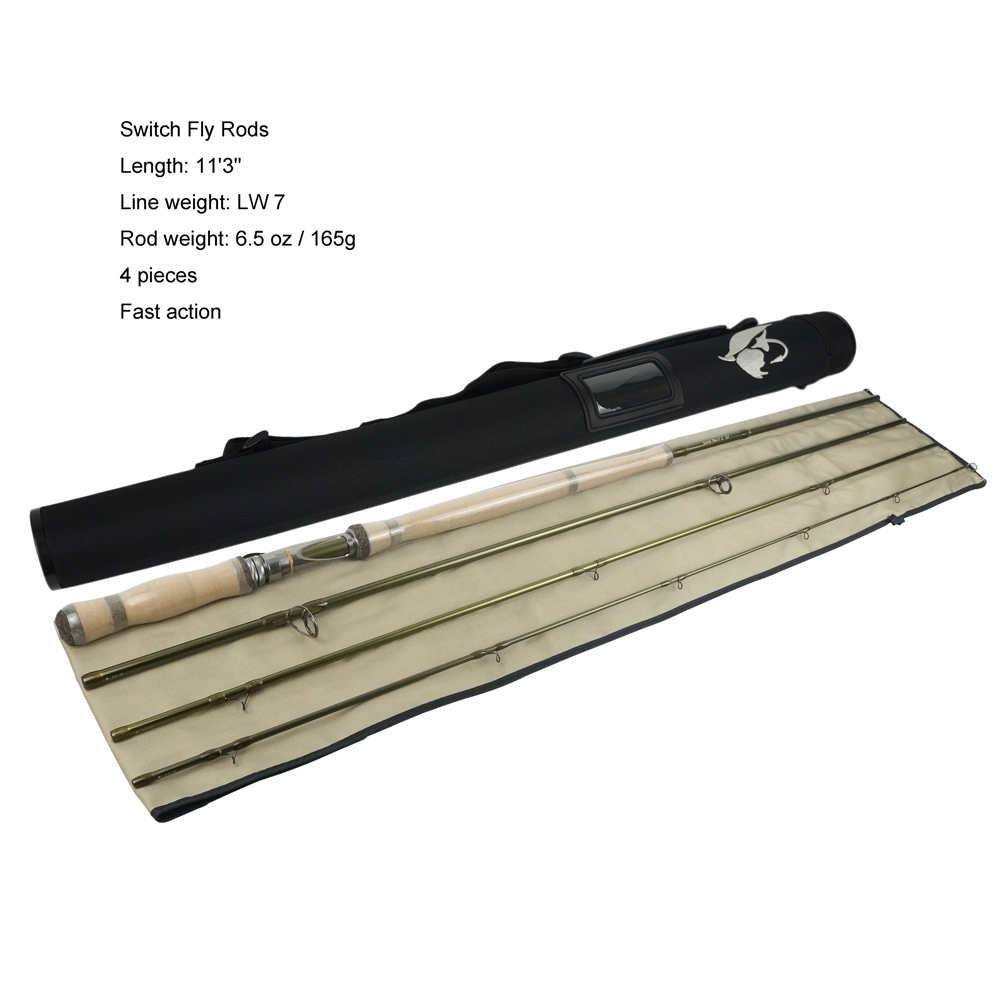 Aventik 11'3'' LW7 4sec Double Hand Switch Rods Fly Fishing Rods