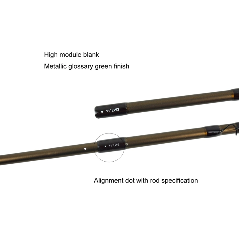 Aventik IM12 3wt 11ft 5SEC Medflex Action Nymph Fly Fishing Rod