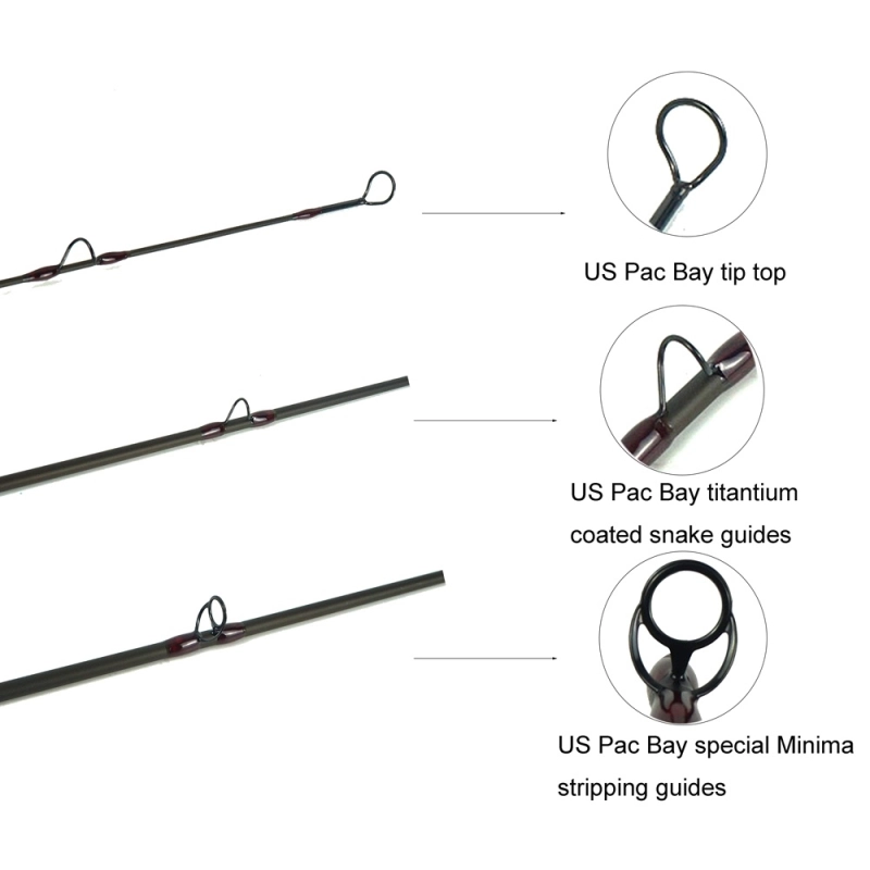 Aventik Super Light Fly Rod IM12 9'6''ft LW7 Japan Nano Fly Fishing Rod