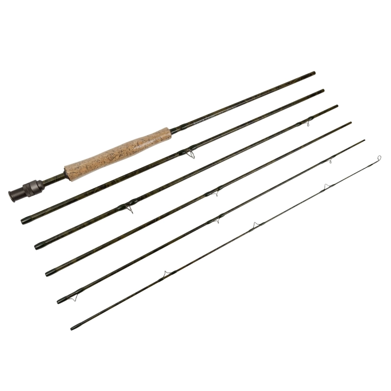 Aventik Economic 6 pieces Travel Fly fishing rods 8’9” LW4/5, 9&#39;1’’ LW5/6, 10’3” LW2/3, Pink for Ladies