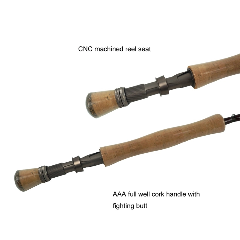 Aventik Super Light Fly Rod IM12 9'6''ft LW7 Japan Nano Fly Fishing Rod