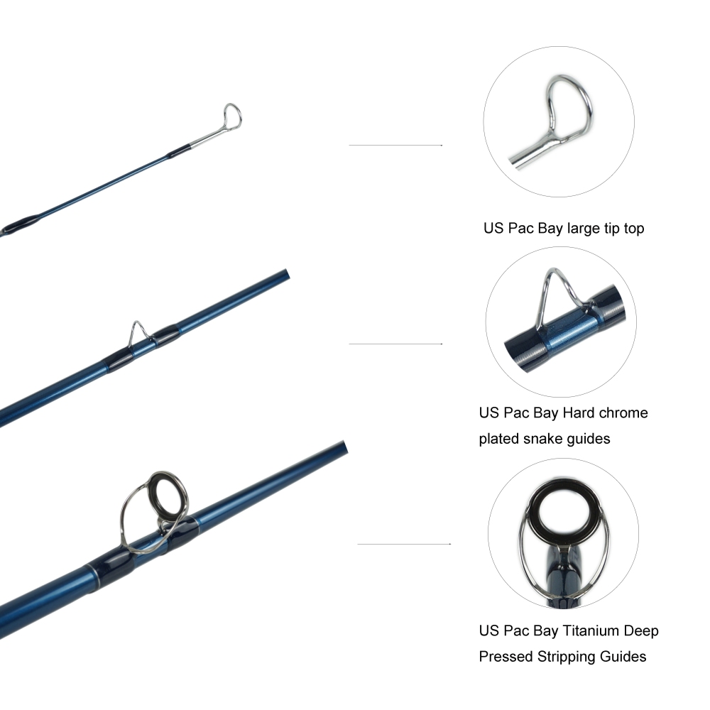 Aventik IM10 9FT LW7-10 Light Weight Saltwater Fly Fishing Rod Tip Fast Action