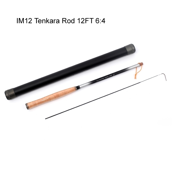 Aventik High Carbon IM12 Telescopic Tenkara Fly Rod 12FT 6:4& Carbon Rod Tube