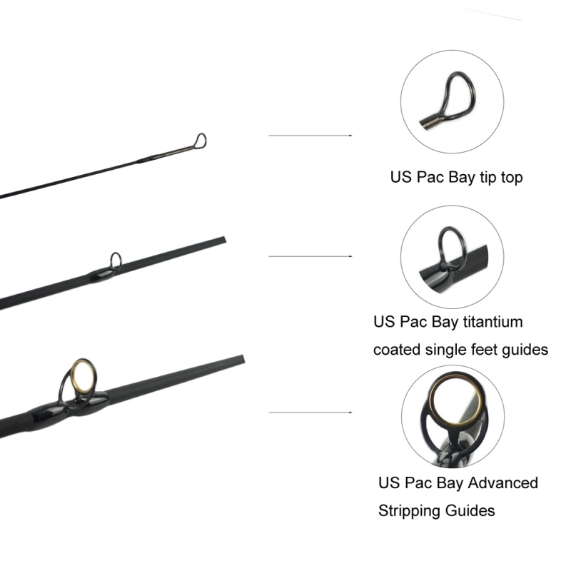Aventik IM12 6&#39;6&#39;&#39;ft LW3 Japan Nano Fly Fishing Rod Super Light Fly Rod