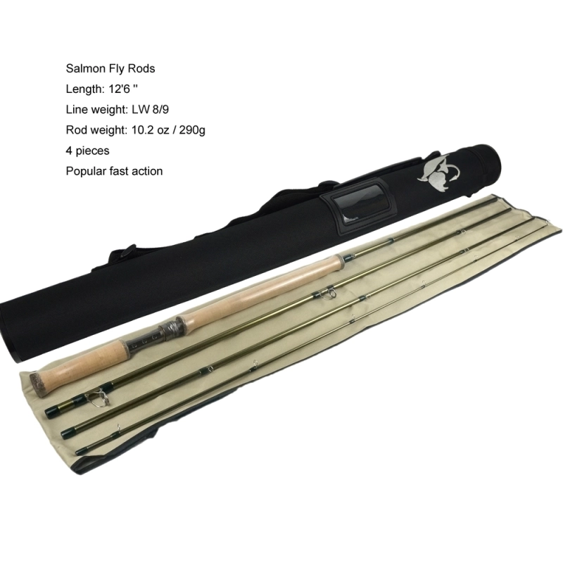 Aventik Salmon 12'6''ft LW8/9 Switch Fly Fishing Rod Popular Fast Action