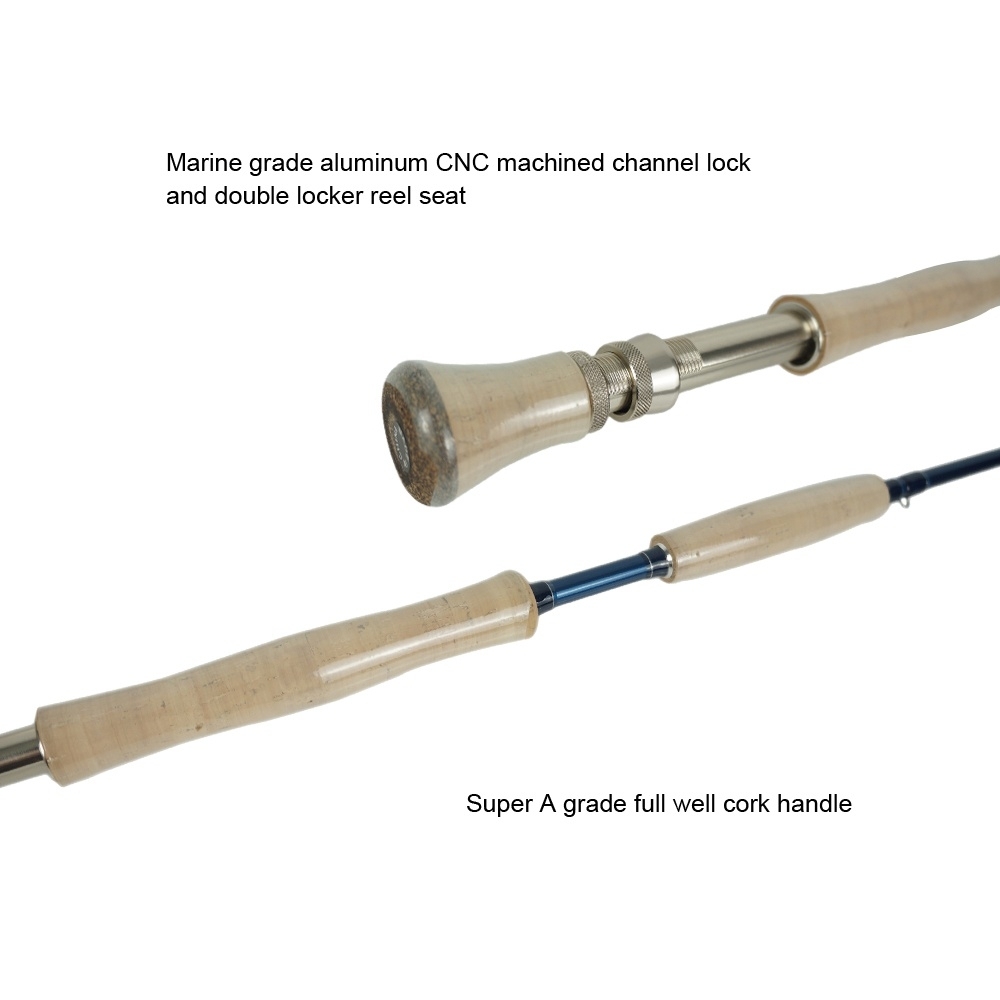 Aventik IM10 9FT LW11-14 Light Weight Saltwater Tip Fast Action Fly Fishing Rod