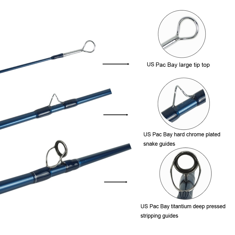 Aventik IM10 9FT LW11-14 Light Weight Saltwater Tip Fast Action Fly Fishing Rod