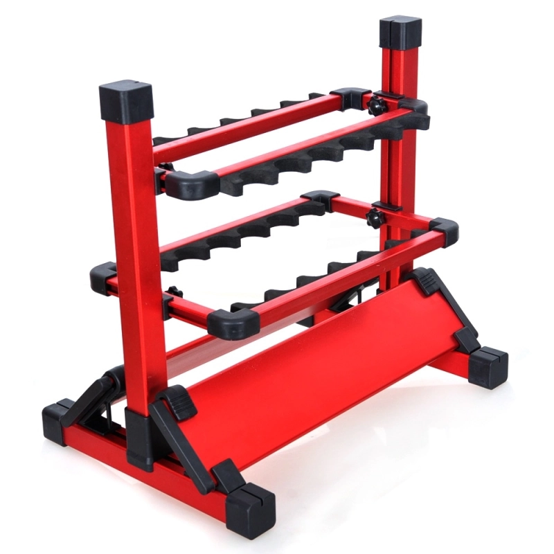 Aventik Mini Fishing Rod Holder Aluminum 12-Rod Fishing Rod Shelf/Rack