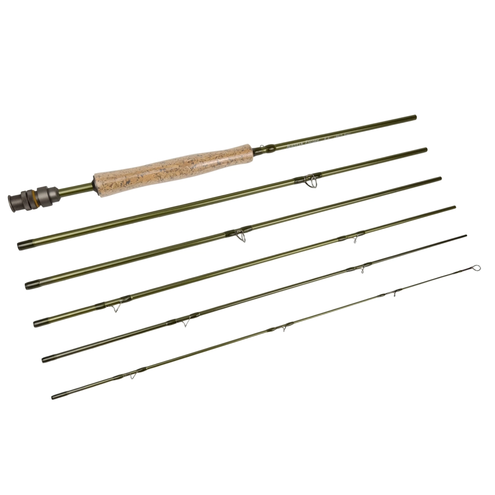 Aventik Voya Fly Fishing Rod Economic 6 Pieces-Made of 24T 100% Carbon  Fiber, Fast Action