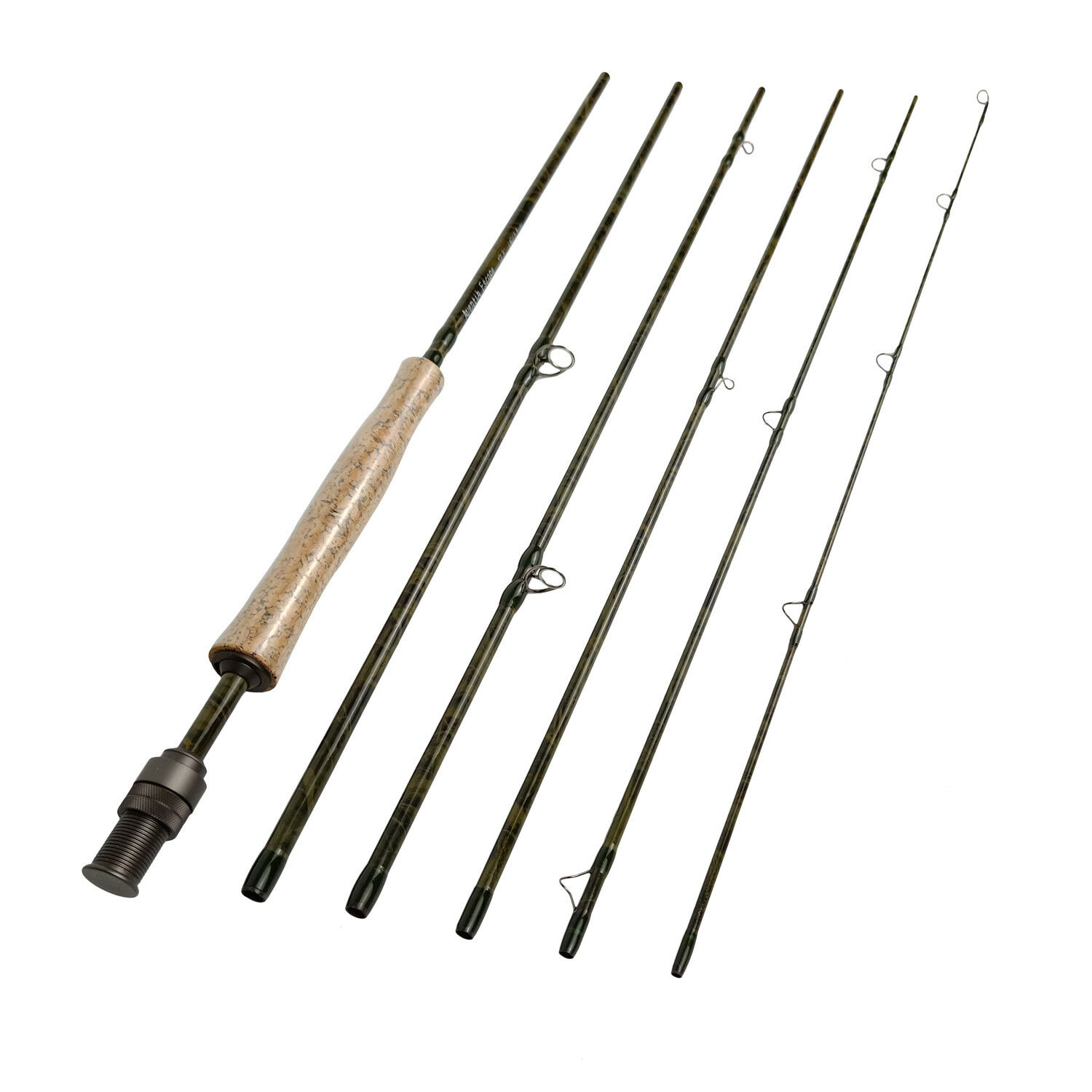 Aventik Voya Fly Fishing Rod Economic 6 Pieces Travel Fly Fishing Rods Made  of 24T 100