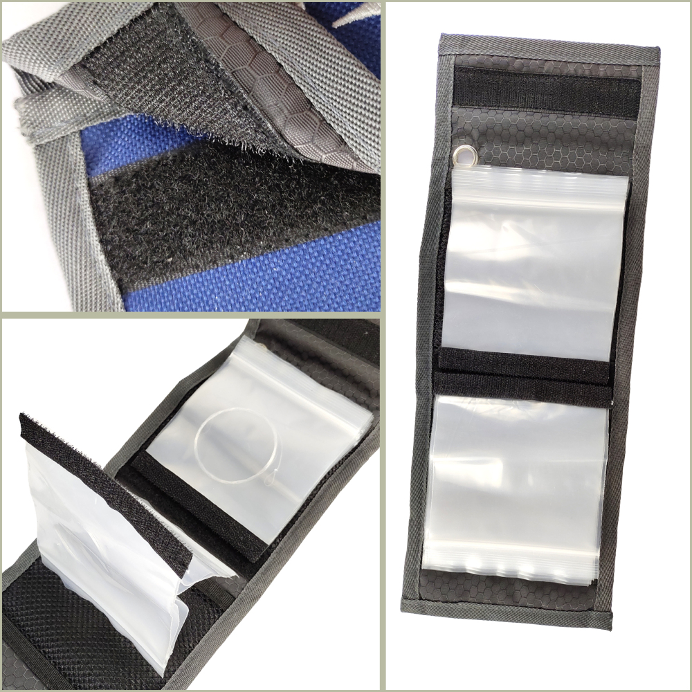 Aventik High Grade10 Pockets Fly Fishing Leader Tippet Line Wallet Leader Case Tippet Storage Fly Fishing Great for Pre-Tied Carp and Catfish Rigs