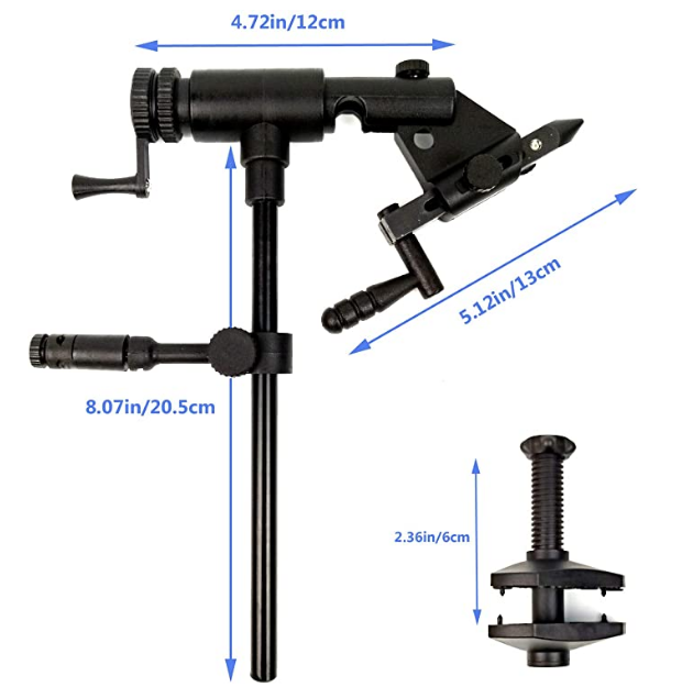 Riverruns Quality Rotary Fly Tying Vise Fly Tying Tools Fly Tying Materials