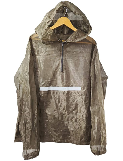 Aventik Mosquito Jacket No-See-Um Mesh, Super Light, One Size for All, Full Face Hood, Keep Safe Cool, UV Protection