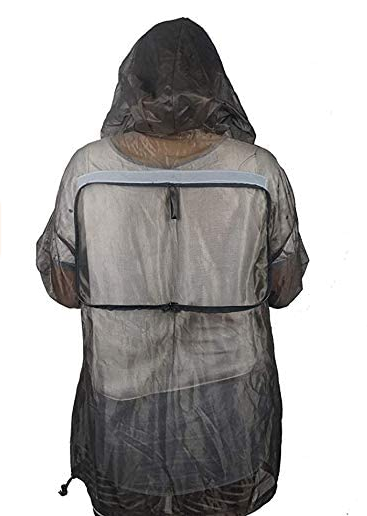Aventik Mosquito Jacket No-See-Um Mesh, Super Light, One Size for All, Full Face Hood, Keep Safe Cool, UV Protection