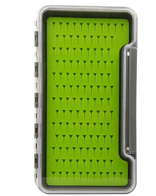 Aventik Fly Fishing Boxes Silicone Super Slim Fishing Storage Fishing Tackle Case Waterproof Best Pocket Sizes