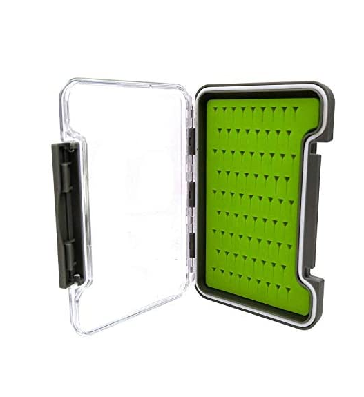 Aventik Fly Fishing Boxes Silicone Super Slim Fishing Storage Fishing Tackle Case Waterproof Best Pocket Sizes