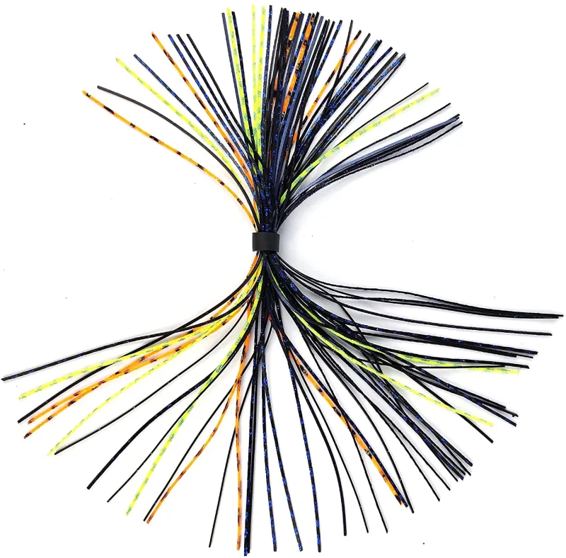 Riverruns Silicone Jig Skirts Fishing Lure Skirt Replacement for Spinnerbaits Bass Buzzbaits Fishing Jigs Fishing Lures Craw Jig Trailers Bass Skirts Casting Jigs Football