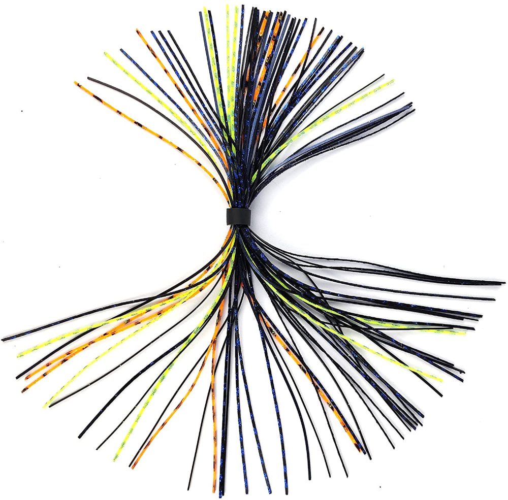 Riverruns Silicone Jig Skirts Fishing Lure Skirt Replacement for Spinnerbaits Bass Buzzbaits Fishing Jigs Fishing Lures Craw Jig Trailers Bass Skirts Casting Jigs Football