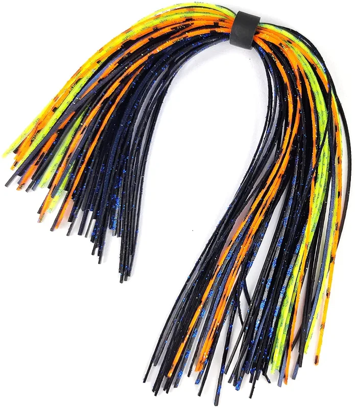 Riverruns Silicone Jig Skirts Fishing Lure Skirt Replacement for Spinnerbaits Bass Buzzbaits Fishing Jigs Fishing Lures Craw Jig Trailers Bass Skirts Casting Jigs Football