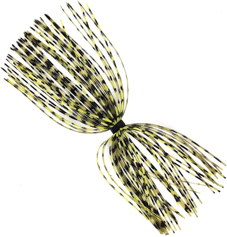 Riverruns Silicone Jig Skirts Fishing Lure Skirt Replacement for Spinnerbaits Bass Buzzbaits Fishing Jigs Fishing Lures Craw Jig Trailers Bass Skirts Casting Jigs Football