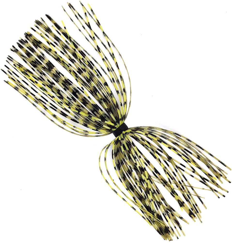 Riverruns Silicone Jig Skirts Fishing Lure Skirt Replacement for Spinnerbaits Bass Buzzbaits Fishing Jigs Fishing Lures Craw Jig Trailers Bass Skirts Casting Jigs Football