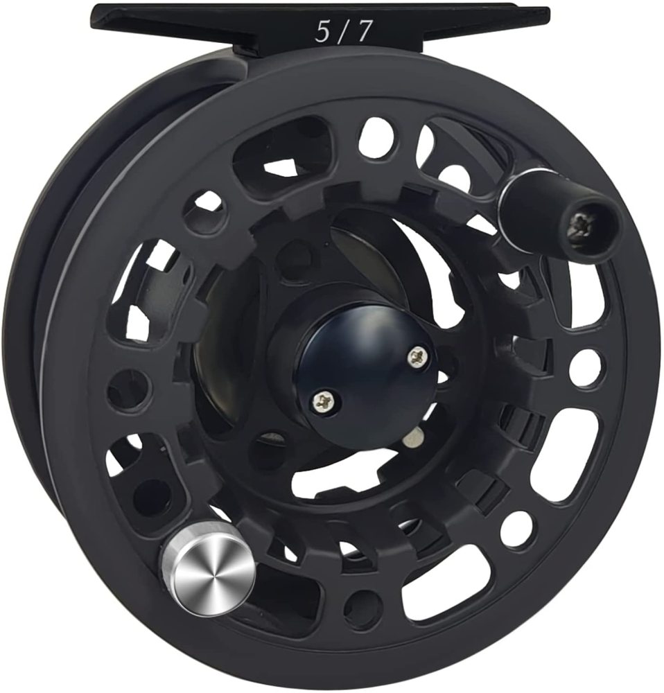 Aventik Aluminum Fly Reel 3/5 5/7 7/9 Super Large Arbor Fly Fishing Carp Reel Fresh Water and Salt Water Three Colors to Choose