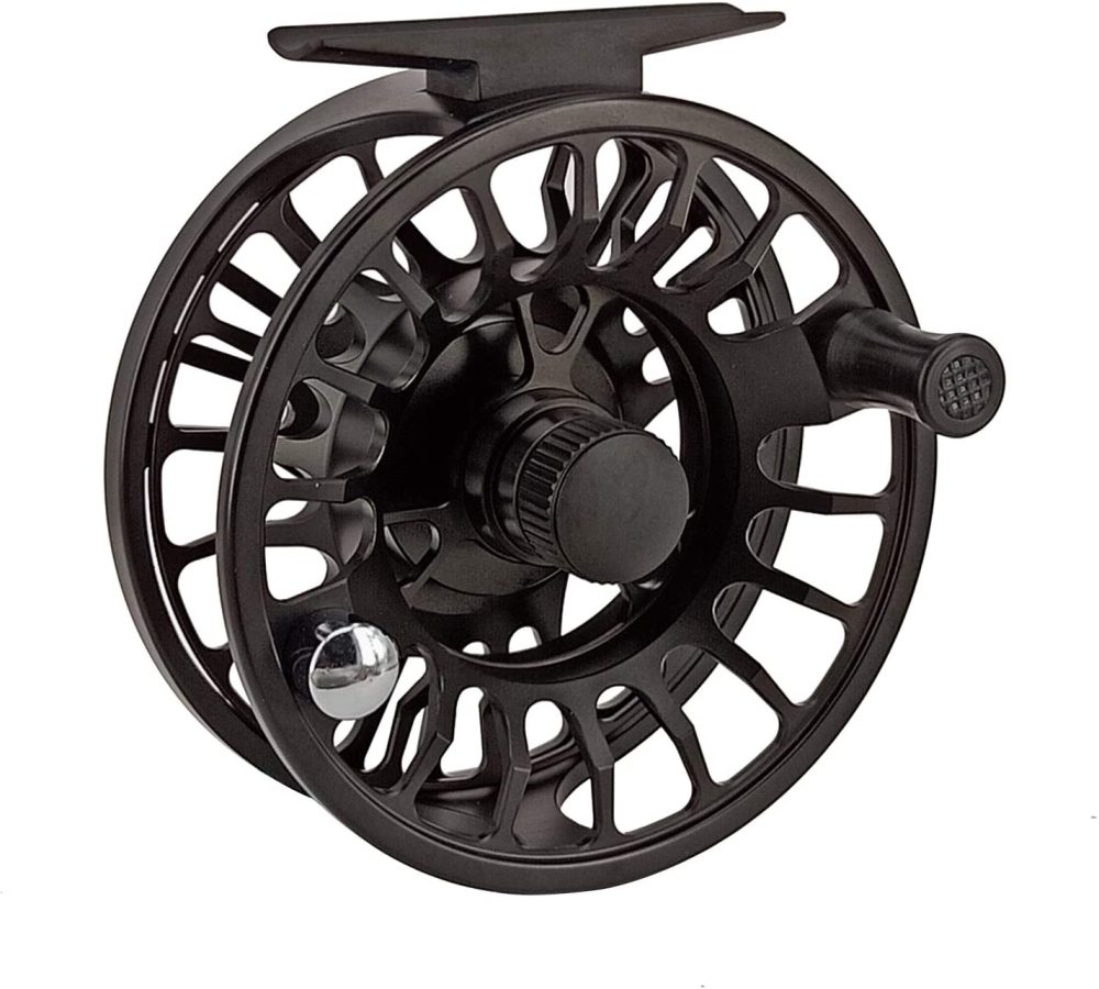 Riverruns Z Fly Fishing Reel Super Light Aluminum Second Generation Sealed Carbon Disc Super Larger Arbor 3/5, 5/7, 7/9 Ideal Both Fresh Water & Saltwater Fly Fishing Reel
