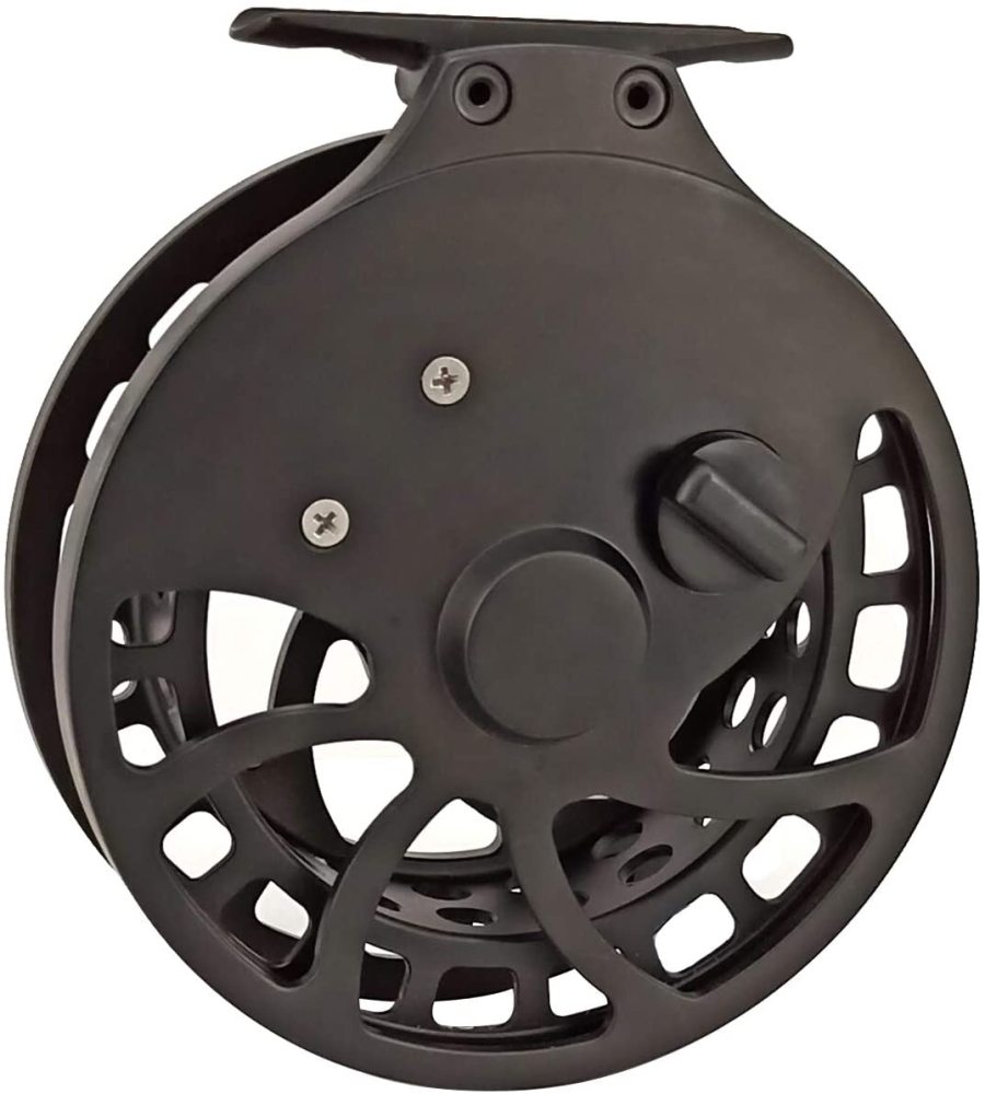 Roll over image to zoom in Z Aventik 2nd Generation High Reel Feet Center-Pin Floating Reel Aluminum Easy Line Through Fishing Reel