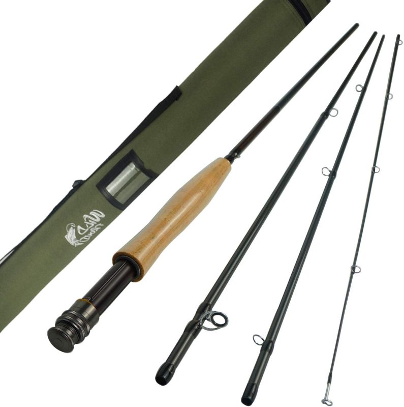 Aventik Fly Fishing Rods Z European Master Design Wild Trout Ultra Fast TroutFly 9’ LW4, LW5, LW6, 9’LW5/6 and 9’6” LW6/7, All in 4 Pieces Ultra Fast Action Best Value