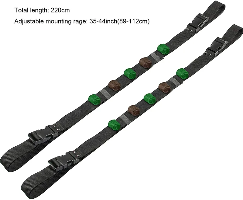 Aventik 15 Fishing Pole Rod Rack Holder Storage, Vehicle Fishing Rod Holder, Wall Rod Rack, Hold 8 Fishing Rod,12 Mini Rod Holder, Different Rod Rack for You to Choose